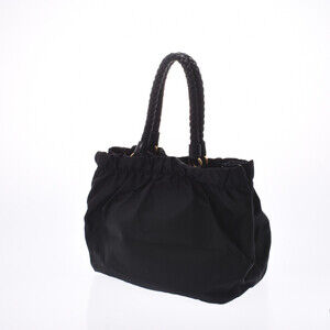 Prada handles tote bag nylon braided Tessuto